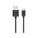 Töltő és adatkábel USB/Type-C csatlakozóval 1 méter Inkax You CK-13 fekete