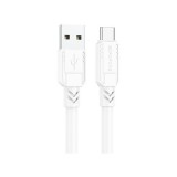 Töltő és adatkábel USB/Type-C csatlakozóval 3A 1 méter Borofone BX81 fehér