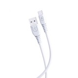 Töltő és adatkábel USB/Type-C csatlakozóval 3A 1 méter Jokade JA010 fehér