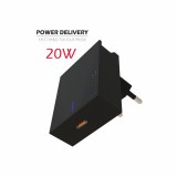 Töltő iPhone 20W Power Delivery Swisstenhez - fekete