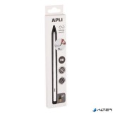 Töltőceruza, HB, hatszögletű, csereheggyel, APLI 'Infinite', fehér