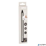 Töltőceruza, HB, hatszögletű, csereheggyel, APLI "Infinite", ezüst