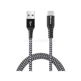 Töltőkábel, Survivor USB-C- USB-A Cable 1M (SANDBERG_441-36)