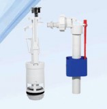 Töltőszelep műanyag menetes, univerzális+WC öblítőszelep Monoblokkos tartályhoz