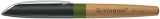 Töltőtoll, tölgyfa tolltest, zöld kiegészítővel, STABILO Grow (TST5171141)