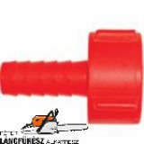 Tömlővég 5/4"-3/4" piros