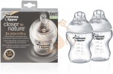 Tommee Tippee CTN BPA-mentes cumisüveg duo 260ml átlátszó