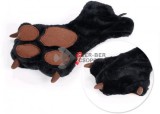 Tommi plüss tappancs kutyajáték fekete párduc mintával (Hossza - 30 cm)