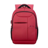 Too BPAT003R156-USB 15,6" lopásbiztos, USB portos piros-fekete notebook hátizsák