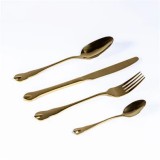 TOO Dolphin 16db-os evőeszköz készlet aranyszínű (KT-404 G) (KT-404 G)