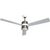 TOO FANC-120-333-W fali kapcsolós mennyezeti ventilátor LED világítással, 120 cm