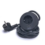 TOO GPS-201-1B süllyesztett hálózati elosztó fekete (GPS-201-1B)