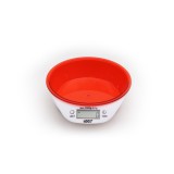 TOO KBSC-300-R 5kg piros tálas konyhai mérleg