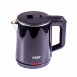 TOO KE-710, 1000 W, 0,8 L, Rozsdamentes acél, Fekete, Elektromos vízforraló