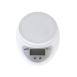 TOO KSC-222-W max. 5 kg, 1 g pontosság, 2 x AAA Fehér-Ezüst konyhai mérleg