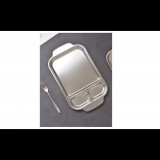 TOO KT-303 Praktikus rozsdamentes acél tálca fogóval 40.8 x 24.3 x 1 cm (KT-303)
