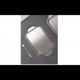 TOO KT-308 Praktikus rozsdamentes acél tálca fogóval 33 x 19 x 1 cm (KT-308)