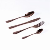 TOO KT-402, RG Spark 16 db-os, Rózsaarany, Rozsdamentes acél, Evőeszköz Készlet