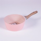 TOO KT-413, 16 cm-es, Rózsaszín, Alumínium, Konyhai nyeles lábas