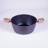 TOO KT-414, 24 cm-es, Fekete, Tapadásmentes,  Alumínium, Lábas