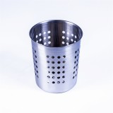 TOO KT-424 Konyhai fém evőeszköztartó 12x14 cm - Ezüst (KT-424)