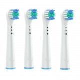 TOO KT-579 Univerzális 360° Elektromos fogkefe Pótfej ORAL-B - Fehér (4db) (KT-579)