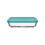 TOO KT-95, 1400 ml-es, Téglalap alakú, Átlátszó, Üveg, Ételtároló műanyag tetővel