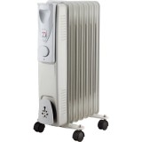 TOO OFR-7-1500-130 1500W 3 fokozat, 7 tag, termosztát Fehér-Fekete olajradiátor