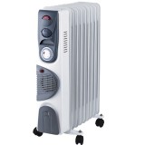 TOO OFR-9-2400-130 2400W 3 fokozat, 9 tag, termosztát Fehér-Szürke olajradiátor