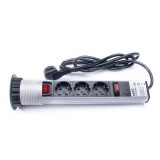 TOO PPS-303-3S rejtett hálózati elosztó 3 aljzat ezüst (PPS-303-3S)