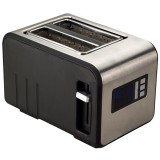 TOO TO-2SL105SS-800W kenyérpirító inox-fekete (TO-2SL105SS-800W)