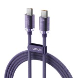 Toocki USB C 5A 100W kábel 1m lila (TXCTT1-SJ05)