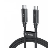 Toocki USB C 5A 240W kábel 1m fekete (TXCCC3-SJ01)