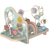 Tooky Toy erdei labirintus golyóvezető - fa motorikus fejlesztőjáték