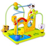 Tooky toy Farmállatkás fa golyóvezető