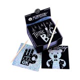 Tooky toy Képkarc jegyzettömb - glitteres, 130 lapos