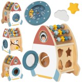 Tooky Toy multifunkciós tevékenységi rakéta - montessori