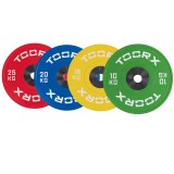 Toorx 50 mm Competition gumírozott tárcsa 10 kg