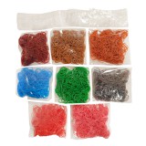 TOOWL Loom Gumi utántöltő szett, 8 szín 4000 db