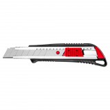 Top Tools Törhető pengés kés 18mm, fém vezetősín 17B528