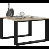 Topeshop WM-Meble Chile Dohányzóasztal - Sonoma-Fekete (MODERN MINI SON CZ)