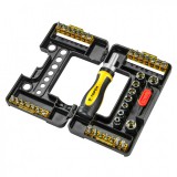 Topex bit és dugókulcskészlet racsnis hajtószárral 38 db.