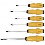 TOPEX Csavarhúzó készlet, üthető, 6db 39D504