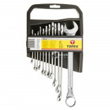 TOPEX Csillag-villáskulcs készlet 6-22mm, 12db 35D375