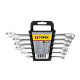 TOPEX Csillag-villáskulcs készlet 8-17mm, 6db 35D755