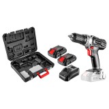 Topex-Graphite AKKUS FÚRÓ ENERGY+, 2DB AKKU+TÖLTŐ!, 18V/2AH, 13MM, KOFFER