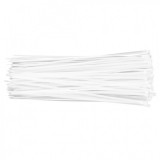 Topex kábelkötegelő 3,6mmx300mm, fehér, 100db