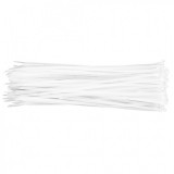 Topex kábelkötegelő 4,8mmx370mm, fehér, 75db