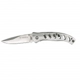 TOPEX Kés, összecsukható kés retesszel, 8cm penge, teljes 185mm 98Z105
