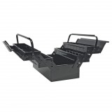 TOPEX Szerszámosláda, szerszámláda fém 5 rekesz, 55x20x21cm 79R101